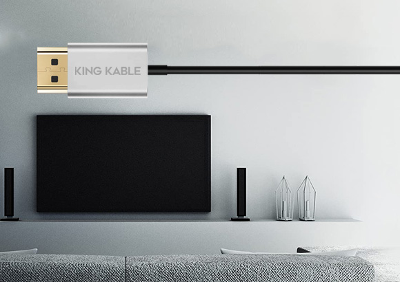 HDMI光纤线新记录 KING KABLE发布超级纤细光纤HDMI2.1线